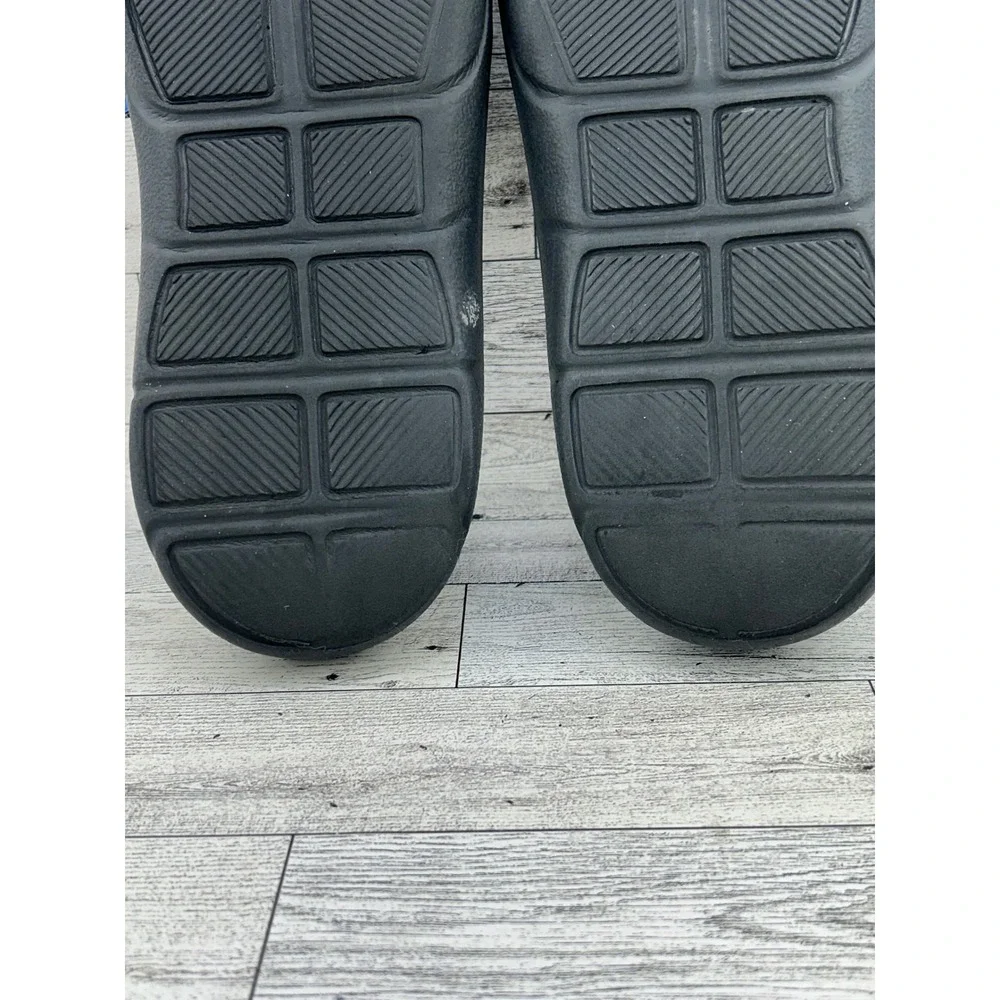 Under Armour Ignite Camo V Men Blue Black Slides Sandals 1266360-003 Size 13